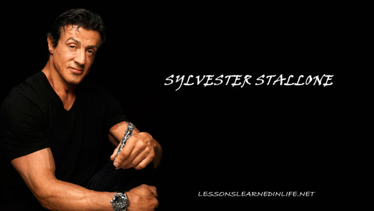 Sylvester Stallone Quotes Of Inspiration Archives Lessons Learned In Life